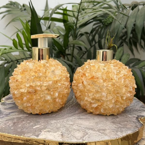 Conjunto para lavabo de cascalho