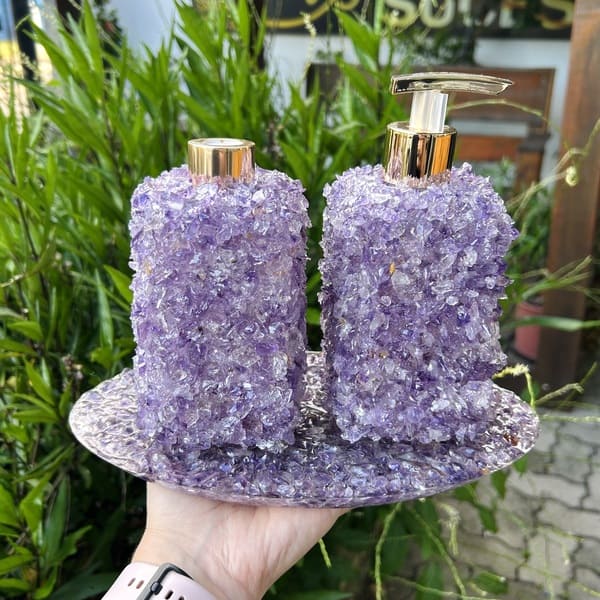 Conjunto de lavabo com bandeja