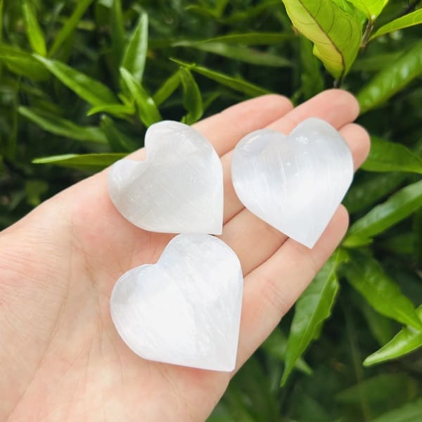 Coração de selenita